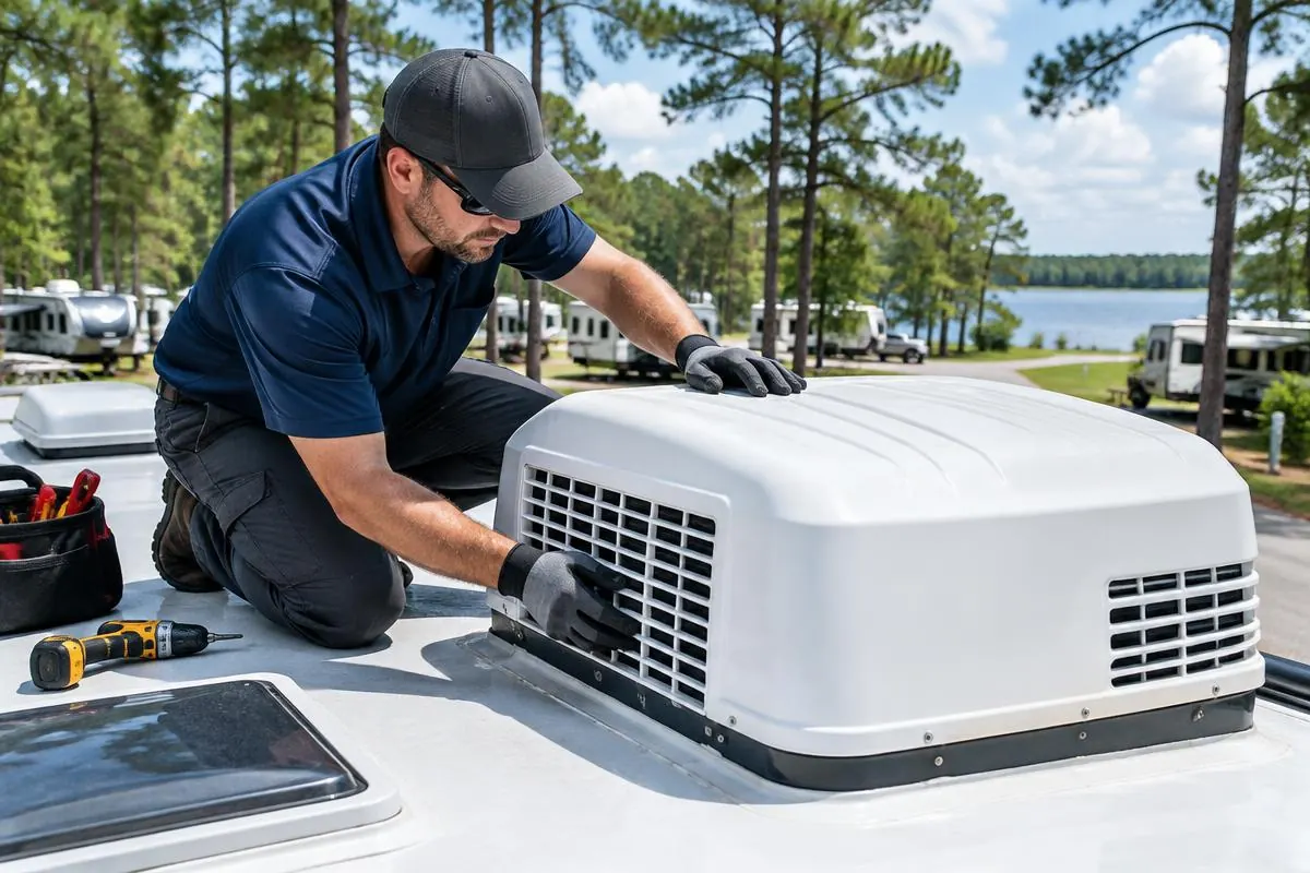Mobile RV A/C repair in Hardin County, TX